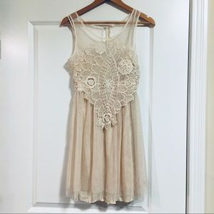 Free People Lace Crochet Dress